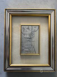 Quadro Bassorilievo in Argento "Acca" - Paesaggio