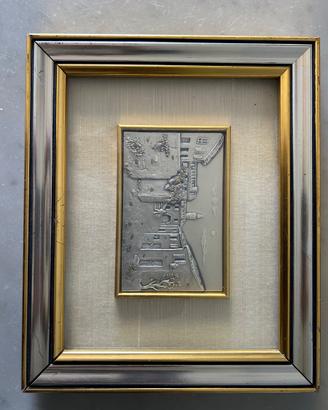 Quadro Bassorilievo in Argento "Acca" - Paesaggio
