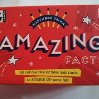 Gioco da tavolo Inglese - Amazing Facts - 80 carte