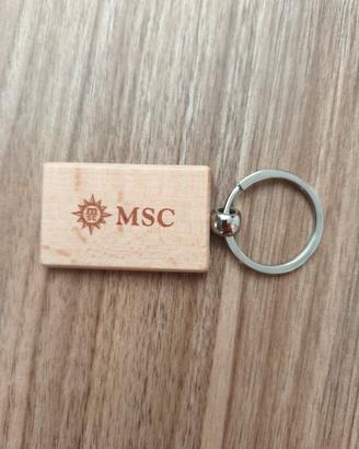Portachiavi in Legno MSC Crociere