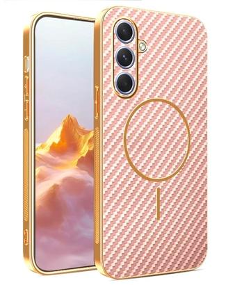 Custodia Samsung Galaxy A55 rosa magnetica