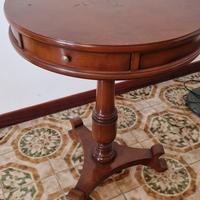 Tavolino Rotondo Classico Elegante 