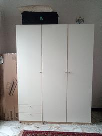 IKEA Armadio a 3 ante con 2 cassetti