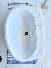 Lavandino Charlotte in ceramica