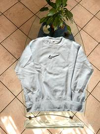 Felpa girocollo nike azzurra