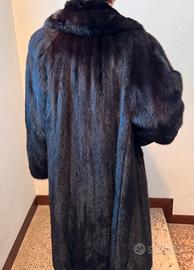 Pelliccia Vintage in autentico Visone Scuro