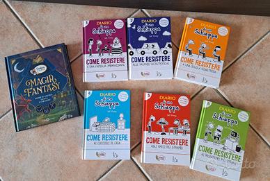 6 libri Diario di una schiappa + omaggio