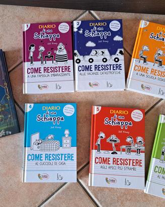 6 libri Diario di una schiappa + omaggio