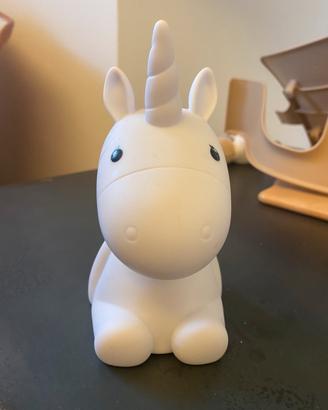 Lampada notturna bambini unicorno