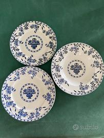 Tris Posto Tavola Vintage Società Ceramica Richard