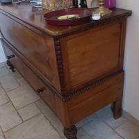 cassapanca da corredo  '800 hu  pugliese in noce