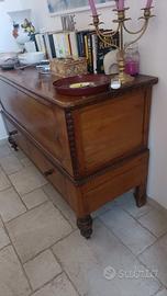cassapanca da corredo  '800 hu  pugliese in noce