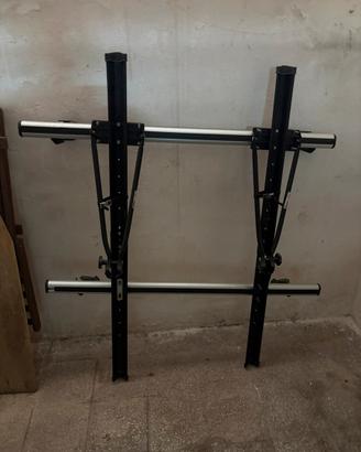 Barre portatutto con due porta biciclette inclusi