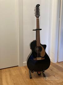 Chitarra Fender Villager nera 12 corde