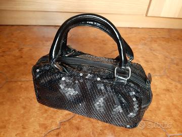 Borsa a mano in paillettes