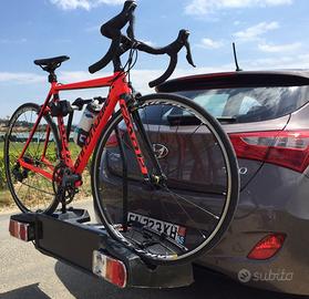 Portabici da gancio traino nuovo porta 2 o 3 bici