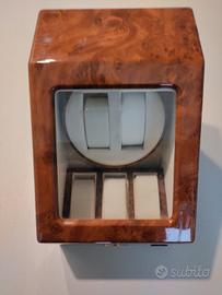 Scatola porta orologi radica caricaorologi  led