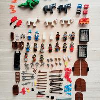 Maxi lotto personaggi e accessori rari LEGO Castle