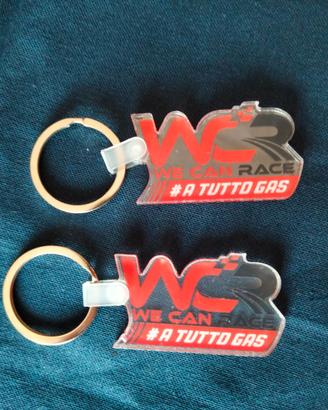Portachiavi e bracialetti WeCanRace 