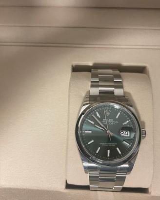 Rolex datejust 36 mm mint verde_ full set_cartier_