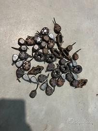 Lotto 45 piombi carpfidhing in line e con girella