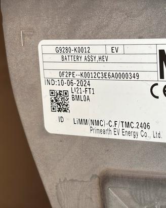 Batteria ibrida Yaris