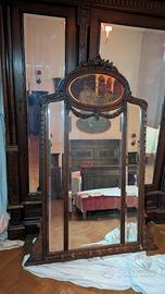 specchio antiquariato da restaurare