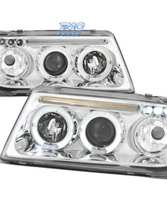 FARI PER PEUGEOT 205 90-96 ANGEL EYES FONDO CROMAT