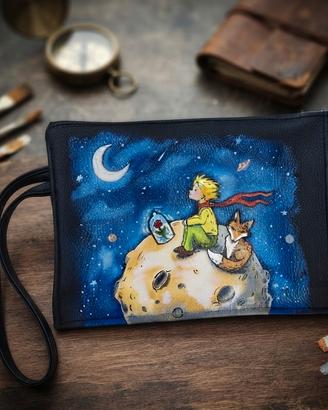 Pochette nera tema Il Piccolo Principe