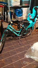 Bici donna con sediolino