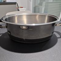 PENTOLA OVALE IN ACCIAIO INOX