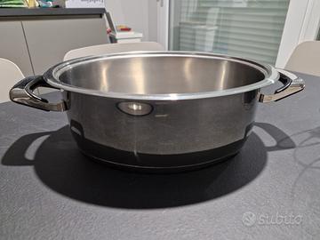 PENTOLA OVALE IN ACCIAIO INOX