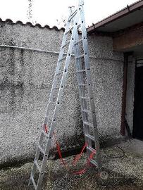 scala alluminio 2x14 nuova