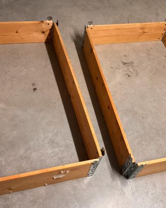 Fasce di contenimento in legno per bancali/pallet