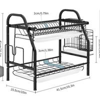 Scolapiatti a 2 livelli