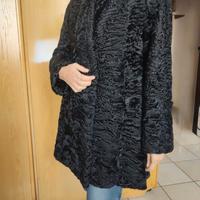 Pelliccia in astrakan nero – modello artigianale