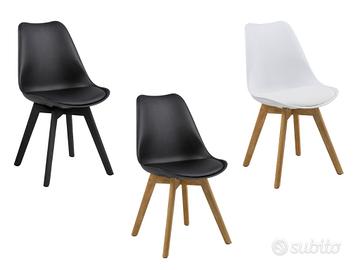 Sedia RINA con cuscino / struttura rovere