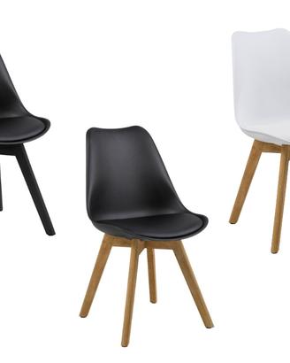 Sedia RINA con cuscino / struttura rovere