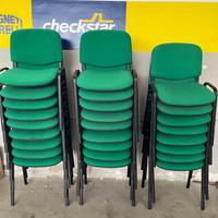 Sedia attesa ufficio colore verde