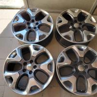 Cerchi in lega da 18 pollici per jeep renegade ecc