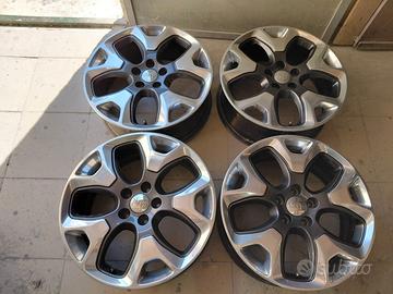 Cerchi in lega da 18 pollici per jeep renegade ecc