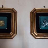 Quadro scultura in argento