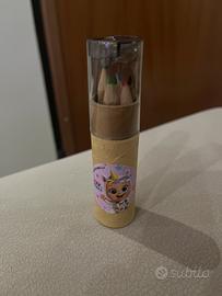 Set mini matite colorate Cry Babies con temperino