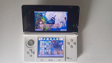 nintendo 3ds + caricatore+ custodia+sd 64gb