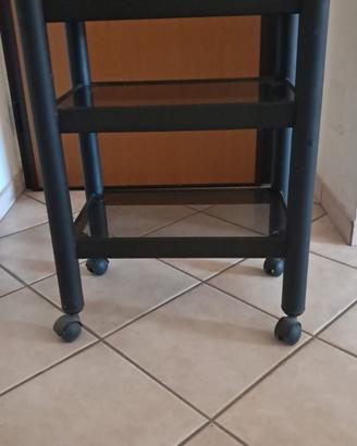 Carrellino porta TV con ruote