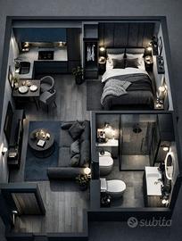 Luminoso Bilocale in Zona Centrale