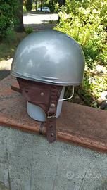 casco vintage inglese EVEROAK per moto da corsa