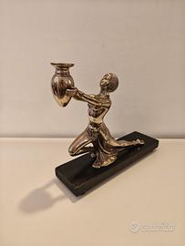 Portacandele Art Deco anni '30