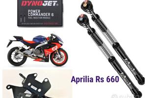 APRILIA Rs 660 scarico sospensioni leve pedane kit