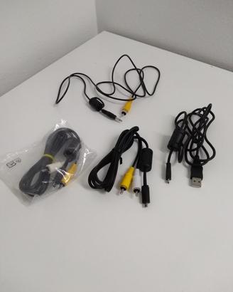 Cavo USB e Cavo audio video Panasonic e Kodak 